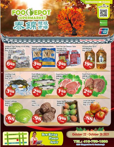 Food Depot Supermarket Flyer October 22 to 28