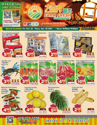 Farm Fresh Supermarket Flyer October 22 to 28