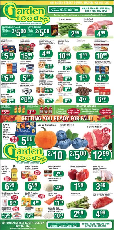 Garden Foods Flyer October 22 to 28