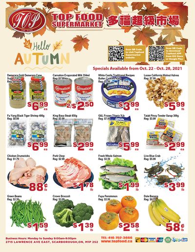 Top Food Supermarket Flyer October 22 to 28