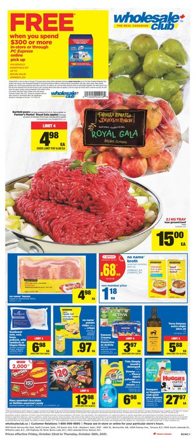 Real Canadian Wholesale Club Flyer October 22 to 28
