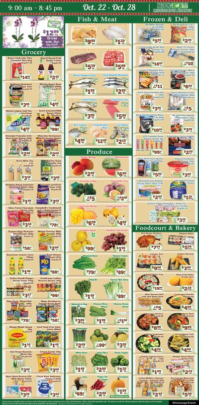 Nations Fresh Foods (Mississauga) Flyer October 22 to 28