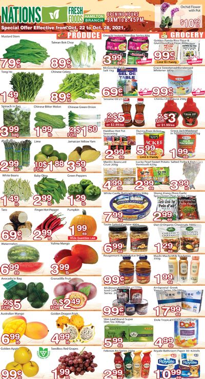 Nations Fresh Foods (Hamilton) Flyer October 22 to 28