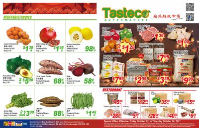 Tasteco Supermarket Flyer October 22 to 28