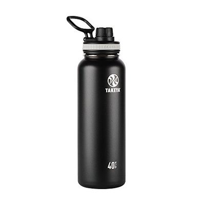 Takeya 50021 Thermoflask Insulated Stainless Steel Water Bottle, 40 oz, Asphalt $29.62 (Reg $45.49)