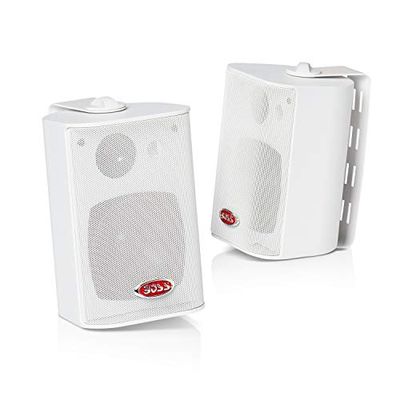 BOSS Audio Systems MR4.3W 200 Watt (Per Pair), 4.3 Inch, Full Range, 3 Way Weatherproof Marine Speakers (Sold in Pairs) $46.99 (Reg $83.00)
