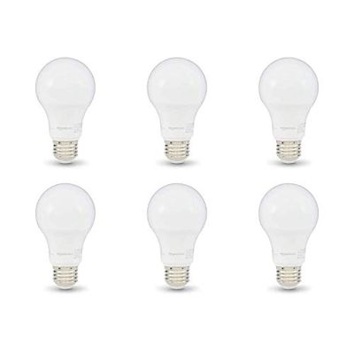 AmazonBasics 60W Equivalent, Daylight, Dimmable, 10,000 Hour Lifetime, A19 LED Light Bulb | 6-Pack $15.69 (Reg $21.91)