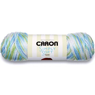 Caron Simply Soft Paints Yarn (4) Medium Worsted Gauge 100% Acrylic - 5 oz -Funny Boy - Machine Wash & Dry $9.2 (Reg $12.10)