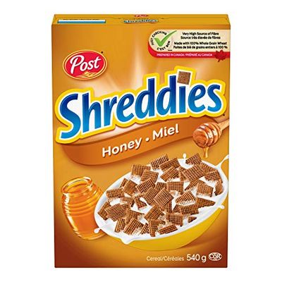 Post Honey Shreddies Cereal, 540 g $2 (Reg $3.99)