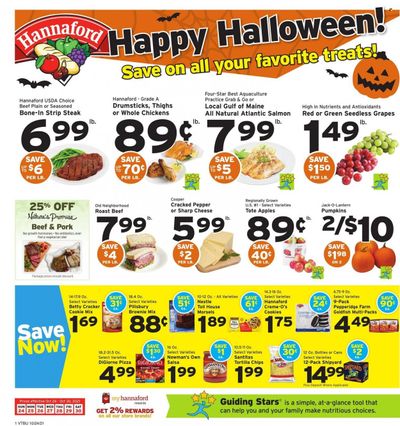Hannaford (VT) Weekly Ad Flyer October 25 to November 1