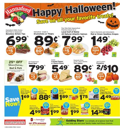 Hannaford (ME) Weekly Ad Flyer October 25 to November 1