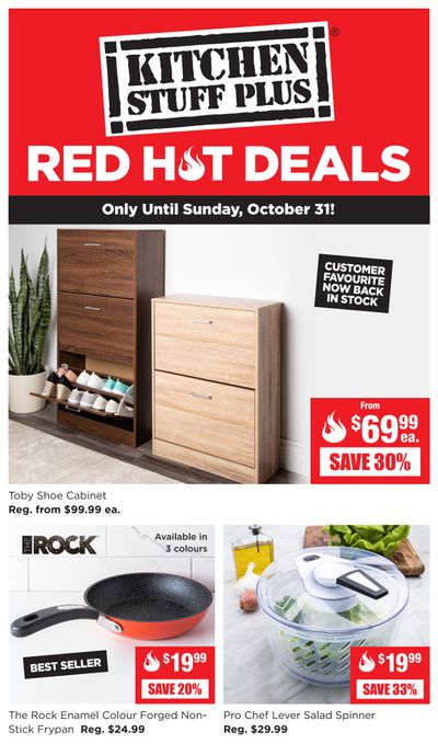 Kitchen Stuff Plus Red Hot Deals Flyer October 25 to 31