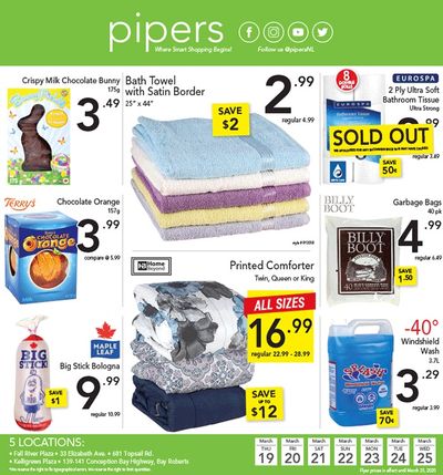 Pipers Superstore Flyer March 19 to 25
