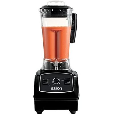 Salton Power Blender, 1500 watts, 30,000 RPM, 2 HP, 2 Litre BPA free Tritan™ Vortex Jar with 8 Blade Blending System, Black (BL1486BLBT) $109.94 (Reg $138.98)