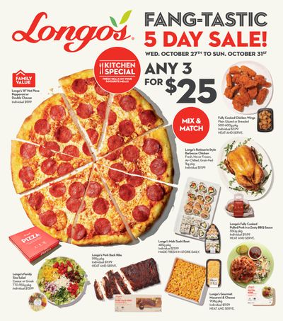 Longo's Fang-Tastic 5-Day Sale Flyer October 27 to 31