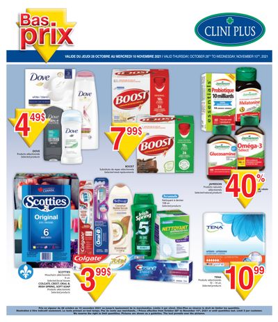 Clini Plus Flyer October 28 to November 10