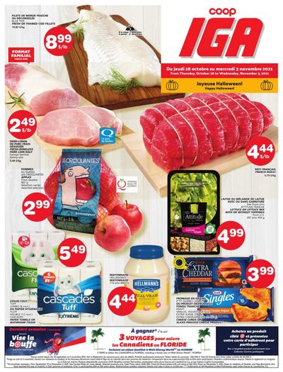 Coop IGA Flyer October 28 to November 3