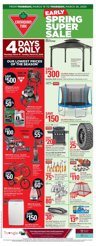 Canadian Tire (Atlantic) Flyer March 19 to 26