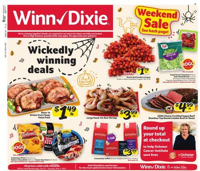 Winn Dixie (AL, FL, GA, LA) Weekly Ad Flyer October 27 to November 3