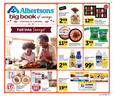 Albertsons (CA, ID, LA, MT, OR, TX, WA) Weekly Ad Flyer October 27 to November 3