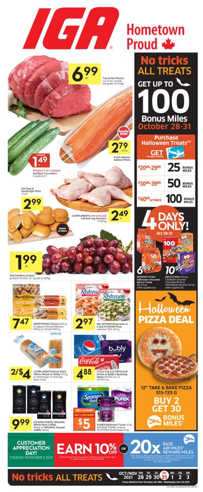 IGA (AB) Flyer October 28 to November 3