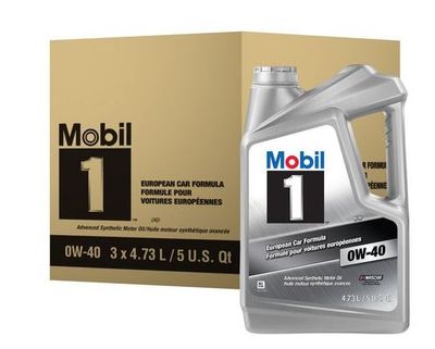 Mobil 1™ 0W-40 4.73L - Case For $85.41 At Walmart Canada