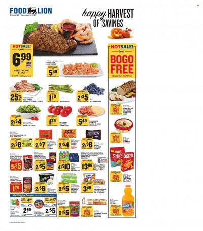 Food Lion (NC) Weekly Ad Flyer October 28 to November 4