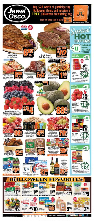 Jewel Osco (IA) Weekly Ad Flyer October 28 to November 4