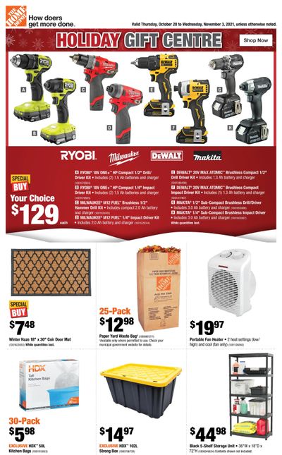 Home Depot (ON) Flyer October 28 to November 3