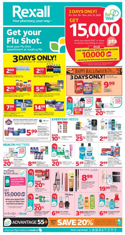 Rexall (West) Flyer October 29 to November 4