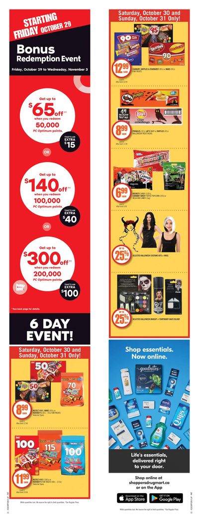 Shoppers Drug Mart (Atlantic) Flyer October 30 to November 4