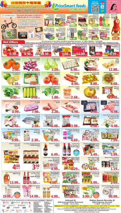 PriceSmart Foods Flyer October 28 to November 3