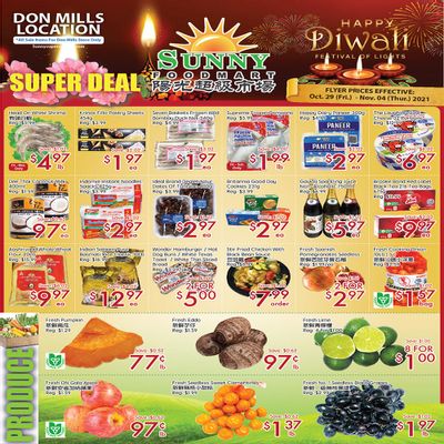 Sunny Foodmart (Don Mills) Flyer October 29 to November 4