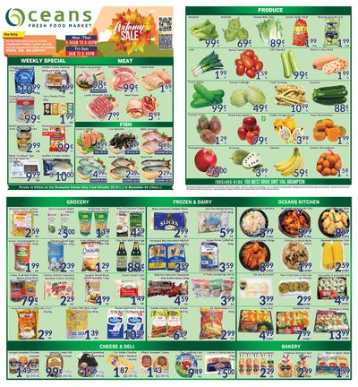 Oceans Fresh Food Market (Brampton) Flyer October 29 to November 4