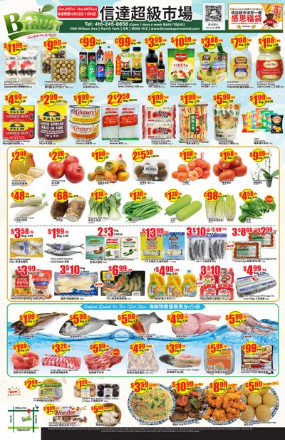 Btrust Supermarket (North York) Flyer October 29 to November 4