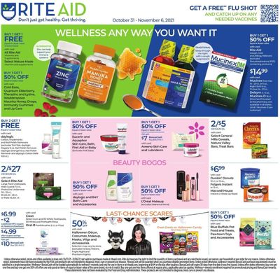 RITE AID Weekly Ad Flyer October 29 to November 5