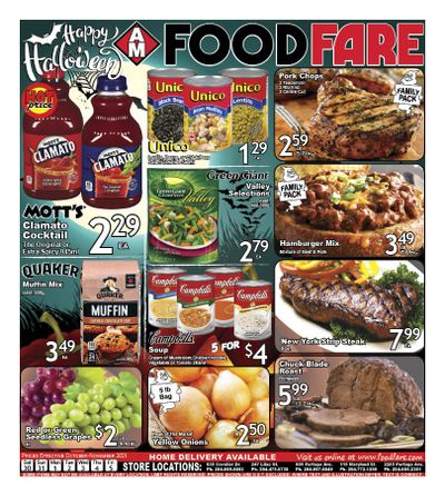 Food Fare Flyer October 30 to November 5