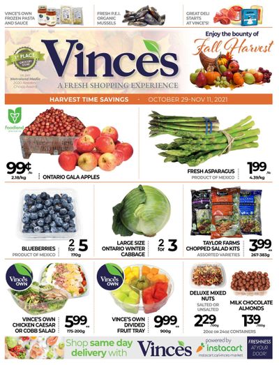 Vince's Market Flyer October 29 to November 11