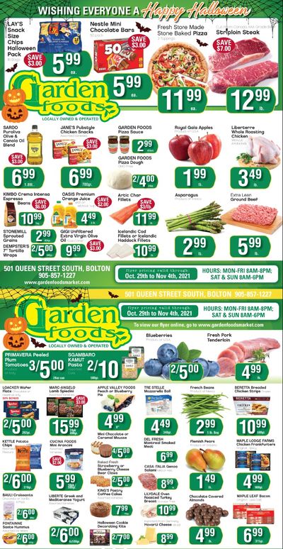 Garden Foods Flyer October 29 to November 4