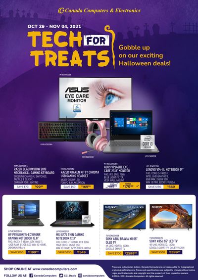 Canada Computers Flyer October 29 to November 4
