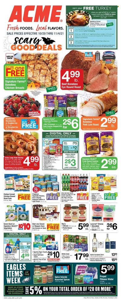ACME (DE, NJ, NY, PA) Weekly Ad Flyer October 30 to November 6