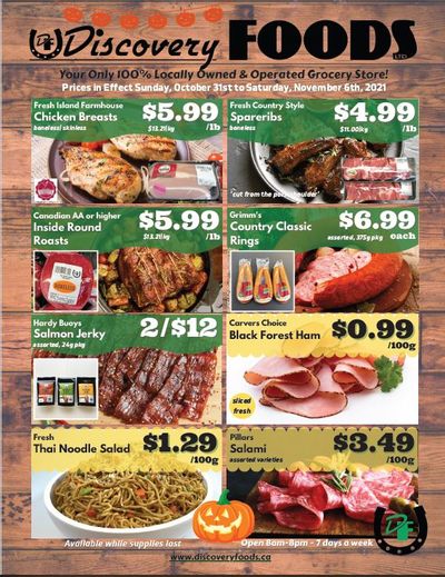 Discovery Foods Flyer October 31 to November 6