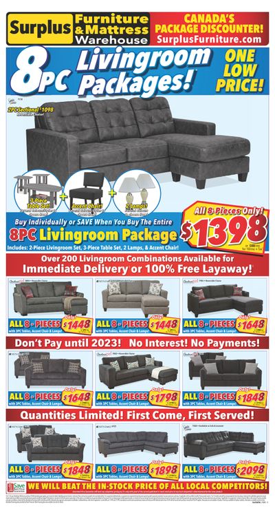 Surplus Furniture & Mattress Warehouse (Grand Falls Windsor) Flyer November 1 to 21