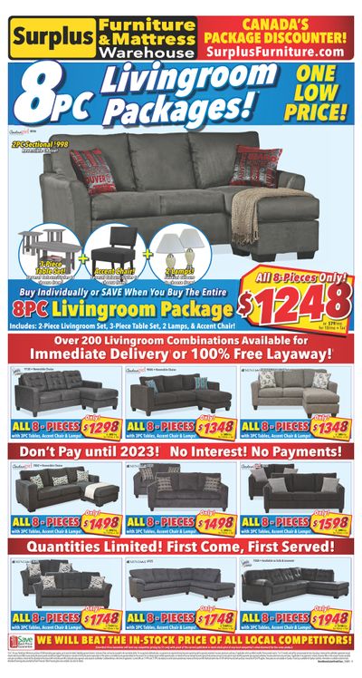 Surplus Furniture & Mattress Warehouse (Dartmouth) Flyer November 1 to 21