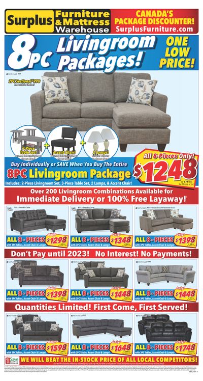 Surplus Furniture & Mattress Warehouse (Calgary) Flyer November 1 to 21