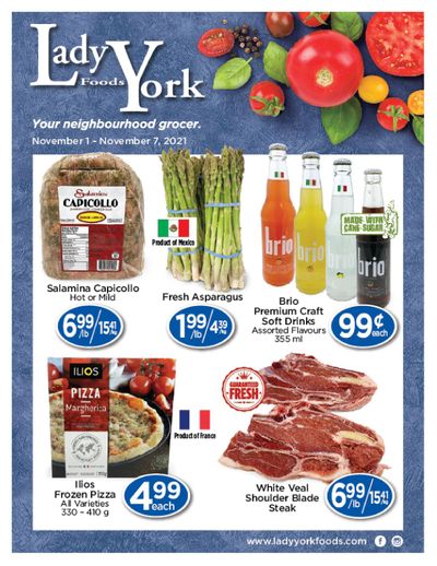 Lady York Foods Flyer November 1 to 7