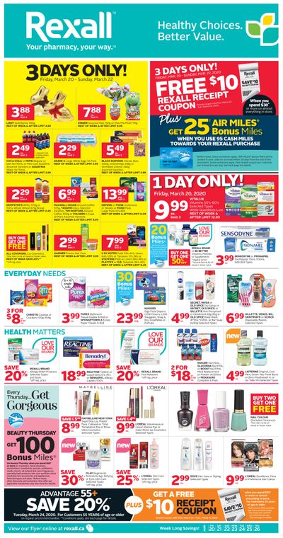 Rexall (West) Flyer March 20 to 26