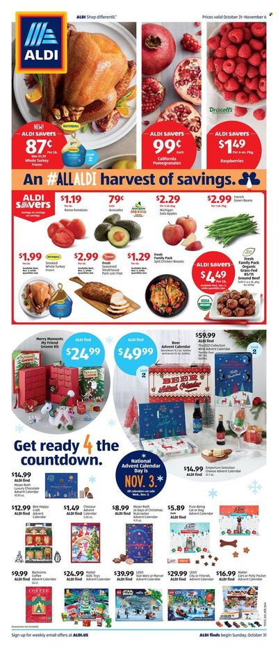 ALDI (AL, IL, MI) Weekly Ad Flyer November 1 to November 8