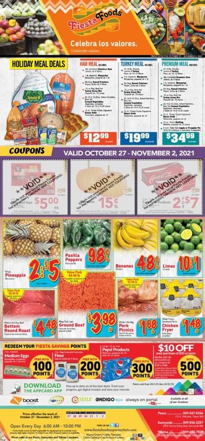 Fiesta Foods SuperMarkets (WA) Weekly Ad Flyer November 2 to November 9
