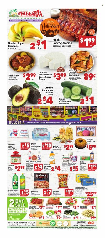 Vallarta (CA) Weekly Ad Flyer November 2 to November 9